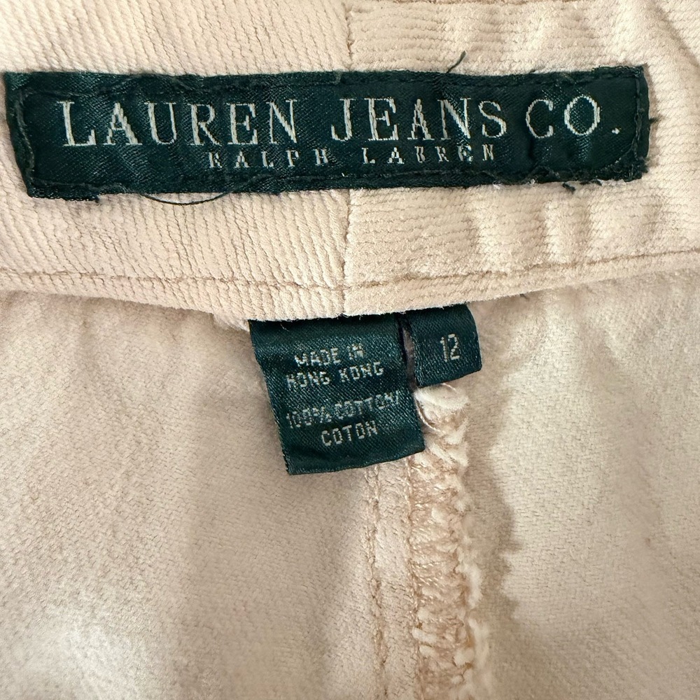 Lauren Ralph Lauren Mid-rise Straight-leg Jeans Light Pink Women's Size 12 - Picture 2 of 6